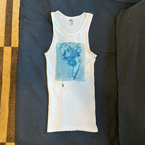 image of Capitalism Cyanotype Tank Top Medium 