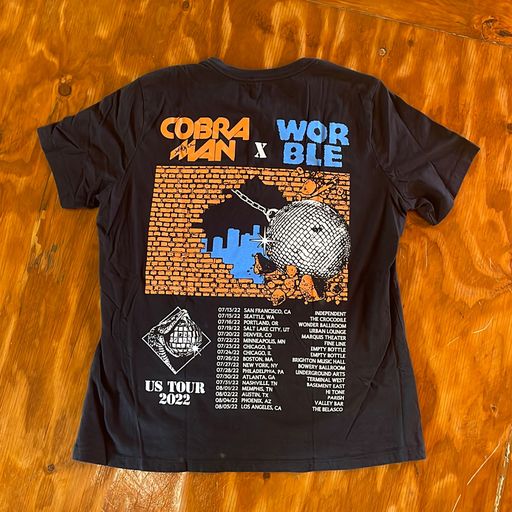 image of Cobra Man - 2022 concert tshirt (out of print)