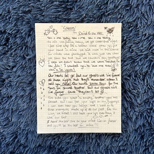 image of Ghosts Lyric Video Letter