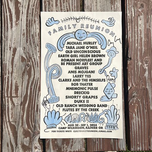image of Curly Family Reunion Autographed Show Poster