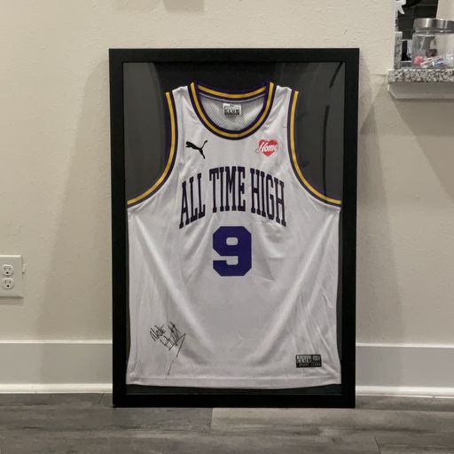 image of Signed “All Time High” Celebrity Ball Game Jersey 