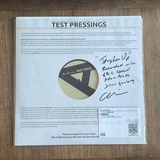 image of Leroy from the North test pressing 