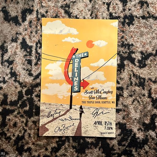 image of Signed Show Poster: The Delines at The Triple Door in Seattle 2016 