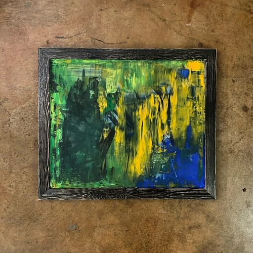 image of Jōhatsu, framed acrylic painting 20x17