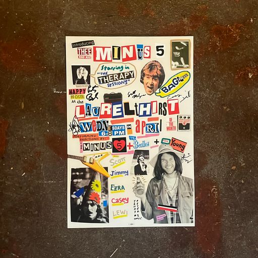 image of Autographed Minus 5 Show Poster 