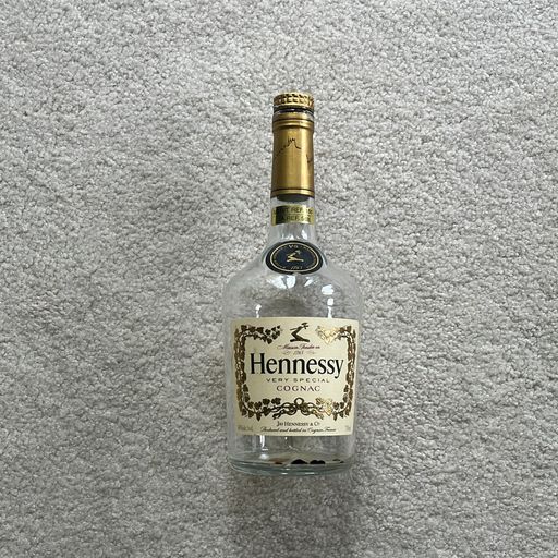 image of An Empty Hennessy Bottle That Naughty By Nature Left Behind