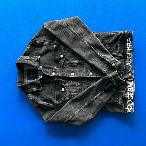 image of Hand painted No Regrets Jacket