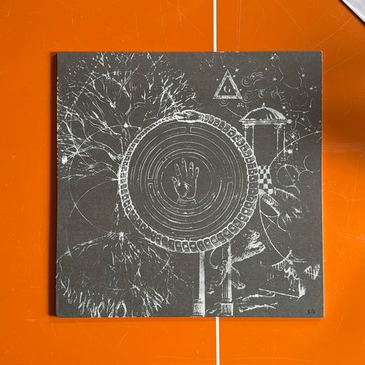 image of Carcrashlander “A Plan To Tell The Future” Test Pressing - #5/6 in a Limited Run of Black Silkscreen Jackets for Test Pressings