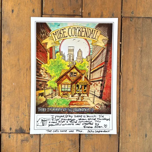 image of Landmark Saloon Third Thursdays Poster