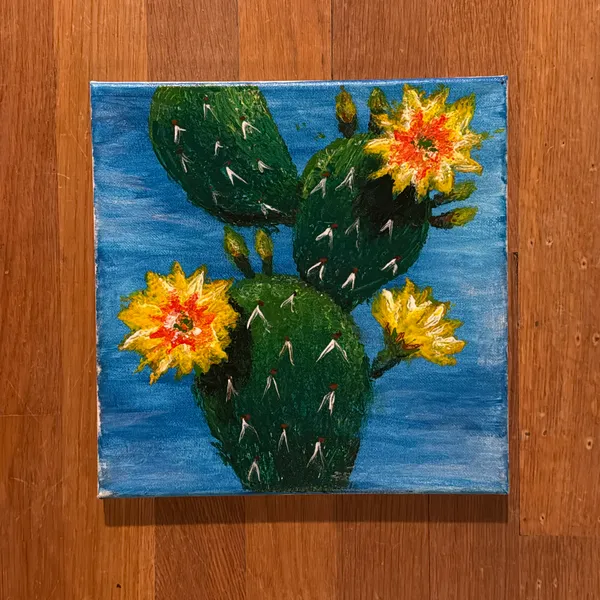 image of “The Perfect View” Acrylic on Canvas 1x10