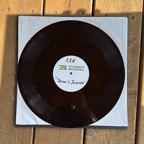 image of Aan: 1 of a kind 1 track Lacquer of “Jason & Joanna”
