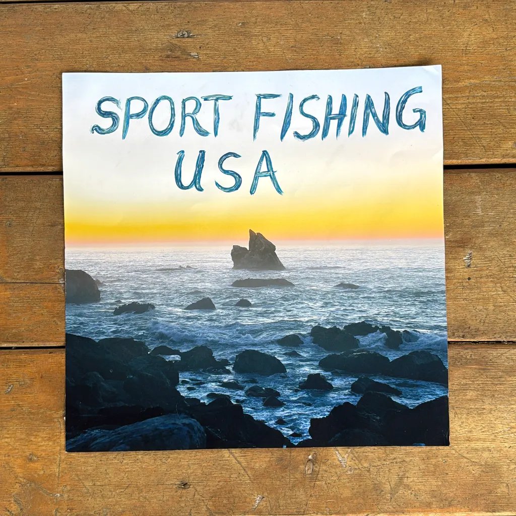 image of Sport Fishing USA “So Long” alternate painted record Cover #1