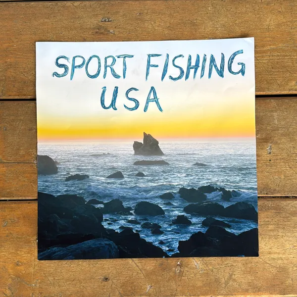 image of Sport Fishing USA “So Long” alternate painted record Cover #1