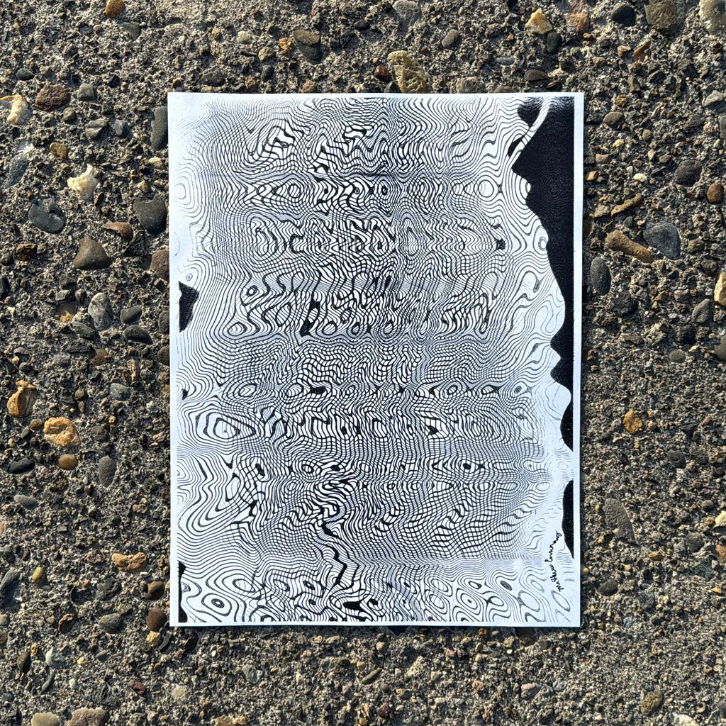 image of Xerox Moiré #1, Signed 8.5x11