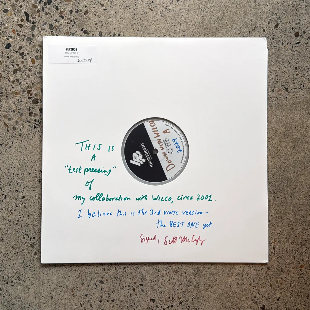 image of Test Pressing of The Minus 5 “Down With Wilco”