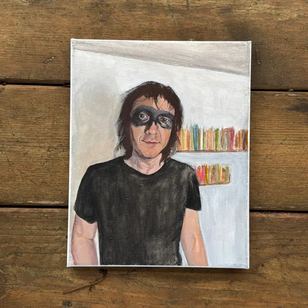 image of “The Bandit” 8x10 Acrylic on Canvas