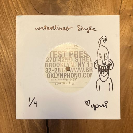 image of Waterlines 7” Test Pressing w/ Alt B-Side (1 of 4)