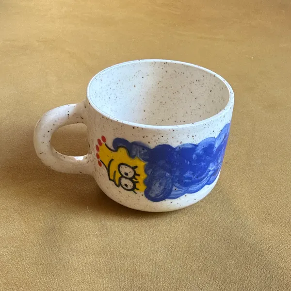 image of Marge Infinity Mug #2 (hand painted)