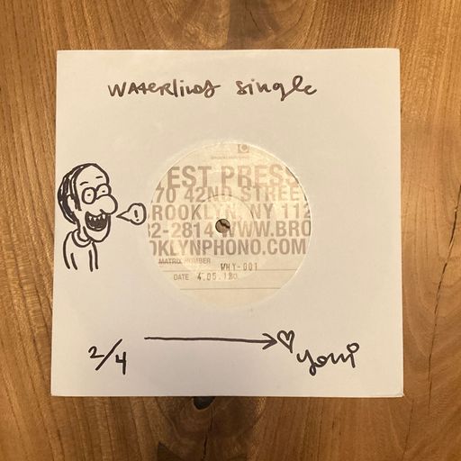 image of Waterlines 7” Test Pressing w/ Alt B-Side (2 of 4)