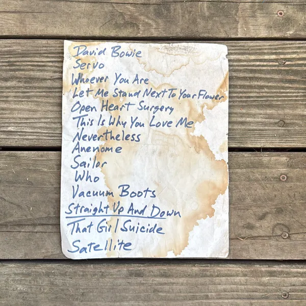 image of BJM Backyard Show Setlist from 2001