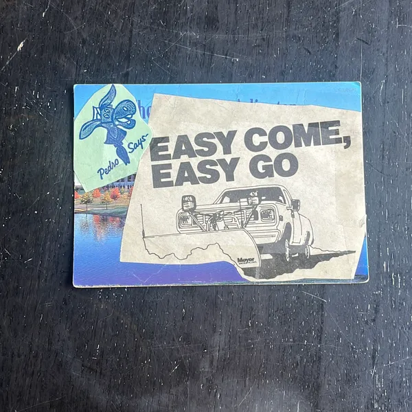 image of Postcard #32 :: Easy Come, Easy Go