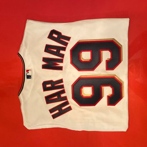 image of Har Mar Official MLB MN Twins Jersey Worn to Sing 2019 Home Opener- Size Medium
