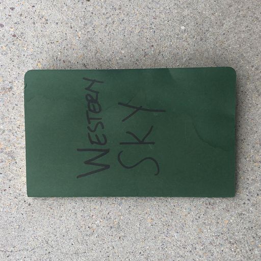 image of “Western Sky” Production and Lyric Journal