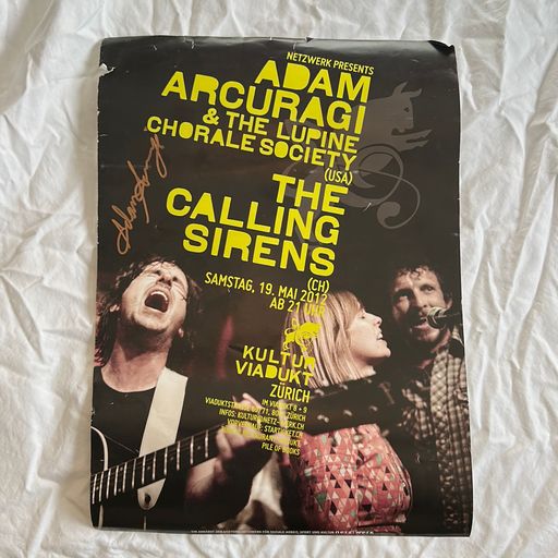 image of Rare Zurich tour poster 2012