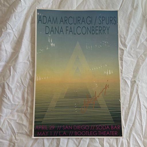 image of West coast tour poster